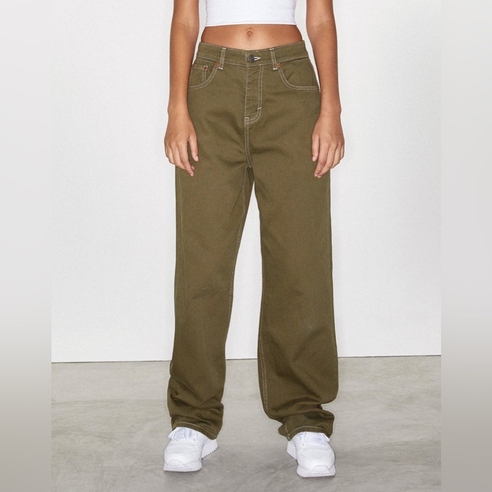 Motel Rocks Parallel Jeans in Military Green